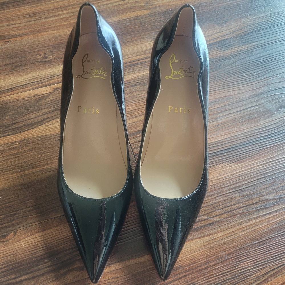Christian Louboutin Glossy Black Heels